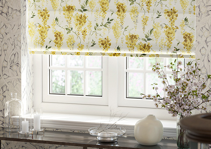 Wisteria Silk, Summer - Motorised Roman Blind - Image 5